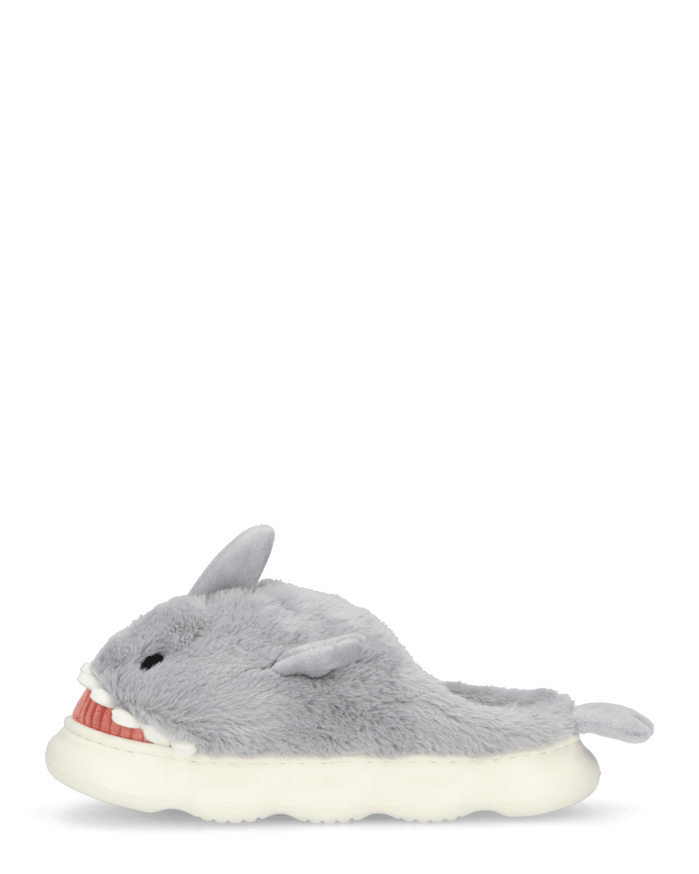 SHARKY - pantofole grigie a forma di squalo peluche