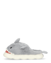 SHARKY - pantofole grigie a forma di squalo peluche
