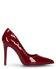 SILJE - décolleté con tacco a spillo in bordeaux lucido