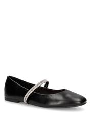 SELMA - ballerine nere con listini glitterati