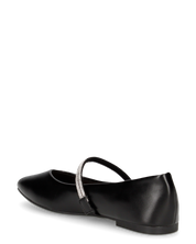 SELMA - ballerine nere con listini glitterati