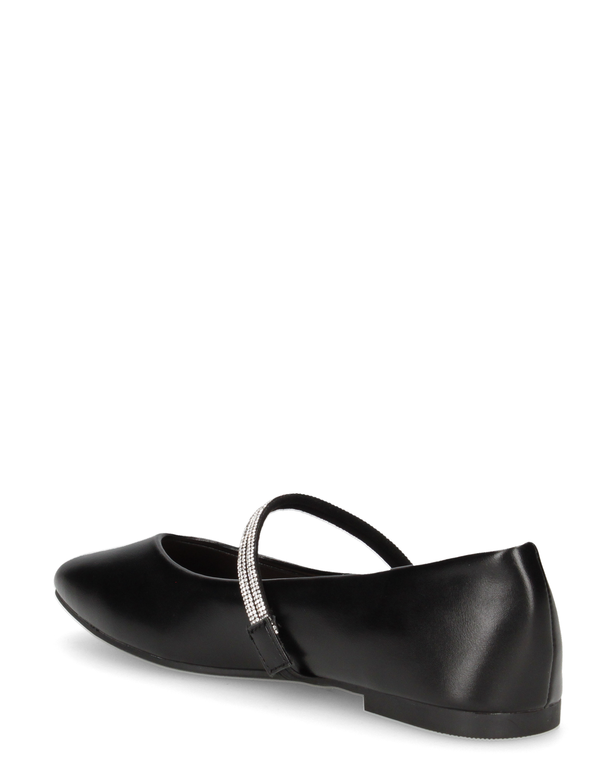SELMA - ballerine nere con listini glitterati