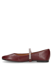 SELMA - ballerine bordeaux con listini glitterati
