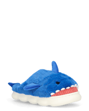 SHARKY - pantofole blu a forma di squalo peluche