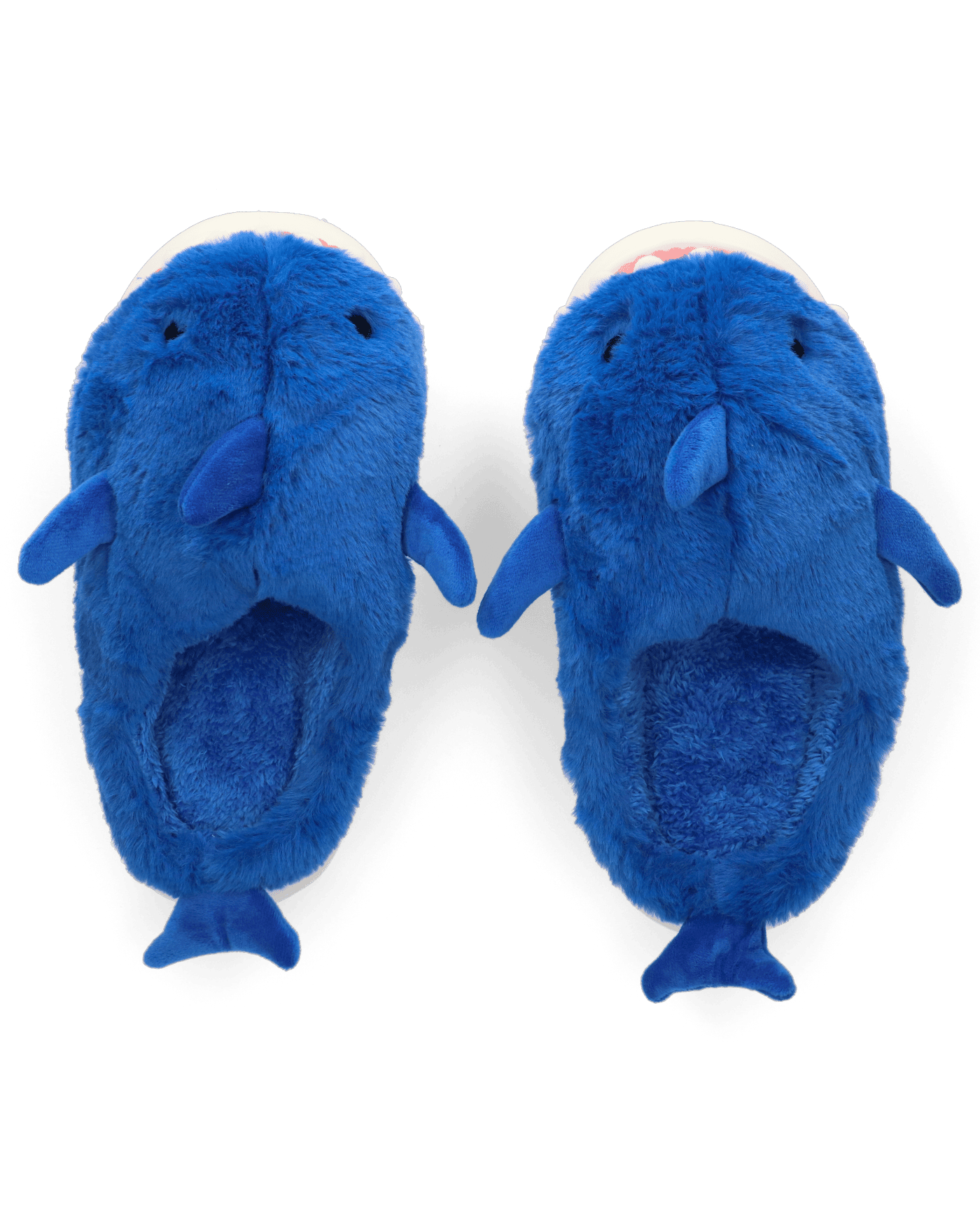 SHARKY - pantofole blu a forma di squalo peluche