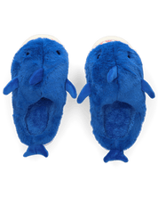 SHARKY - pantofole blu a forma di squalo peluche
