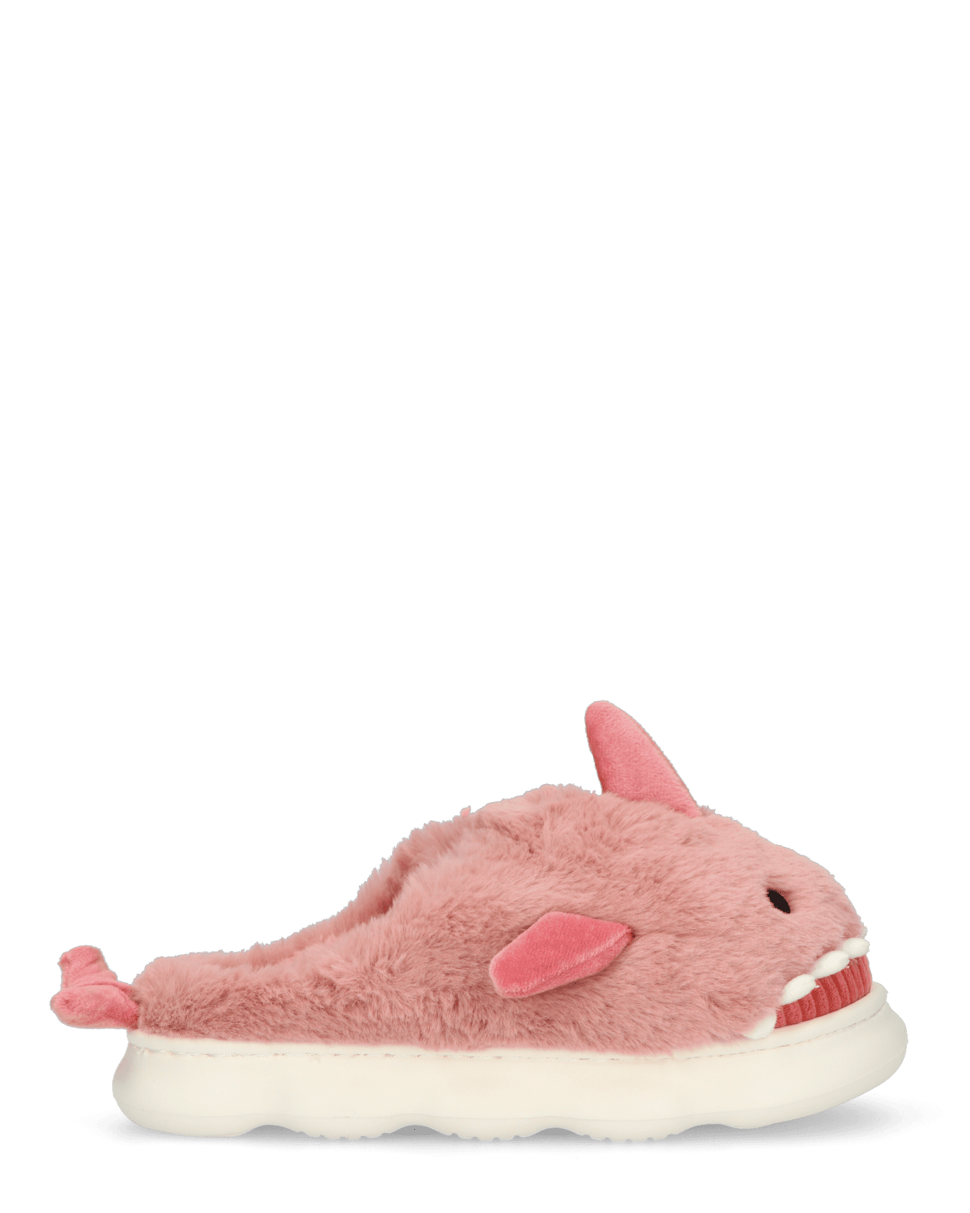 SHARKY - pantofole rosa a forma di squalo peluche
