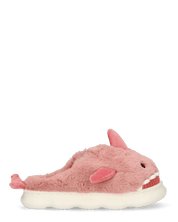 SHARKY - pantofole rosa a forma di squalo peluche