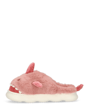SHARKY - pantofole rosa a forma di squalo peluche