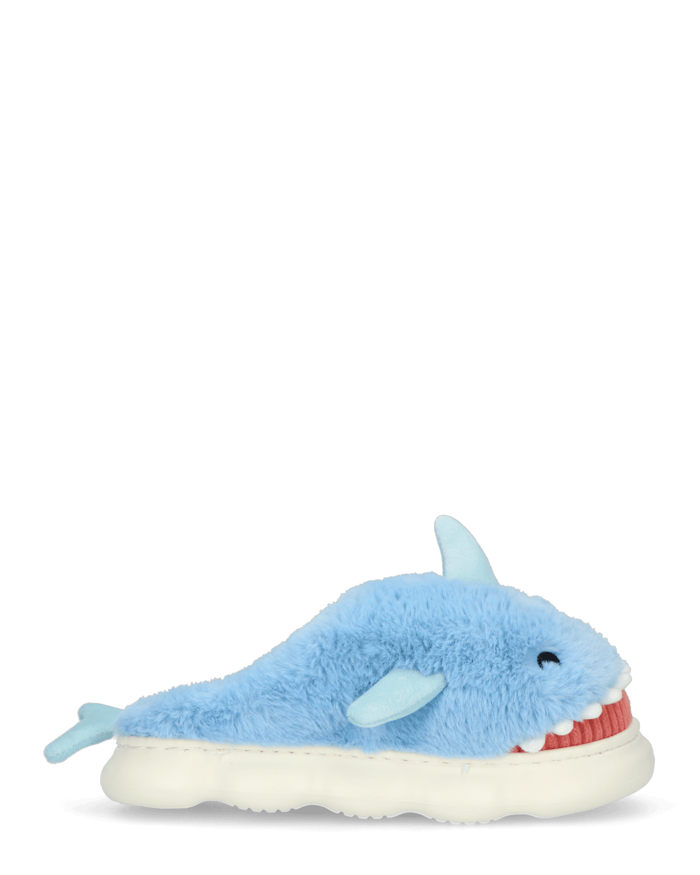 SHARKY - pantofole azzurre a forma di squalo peluche