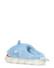 SHARKY - pantofole azzurre a forma di squalo peluche