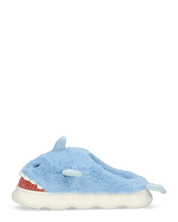 SHARKY - pantofole azzurre a forma di squalo peluche