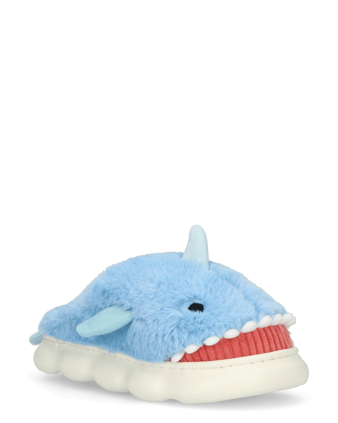 SHARKY - pantofole azzurre a forma di squalo peluche