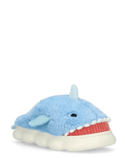 SHARKY - pantofole azzurre a forma di squalo peluche