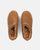 SHIGE - pantofole platform marroni con ricami