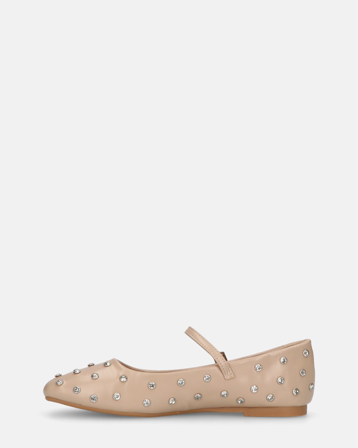 SOFIYA - ballerine beige con cinturino