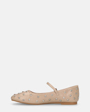 SOFIYA - ballerine beige con cinturino