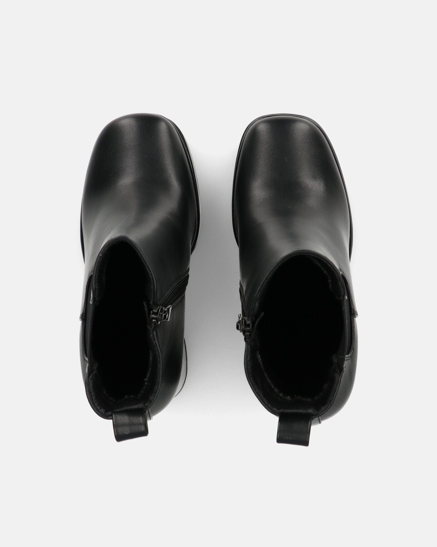 SOLEDAD - stivaletti con tacco alto in ecopelle nero