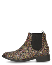 SOPHIE - stivaletto chelsea in glitter multicolore