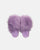 STAFFI - ciabattine violette in pelliccia
