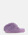 STAFFI - ciabattine violette in pelliccia