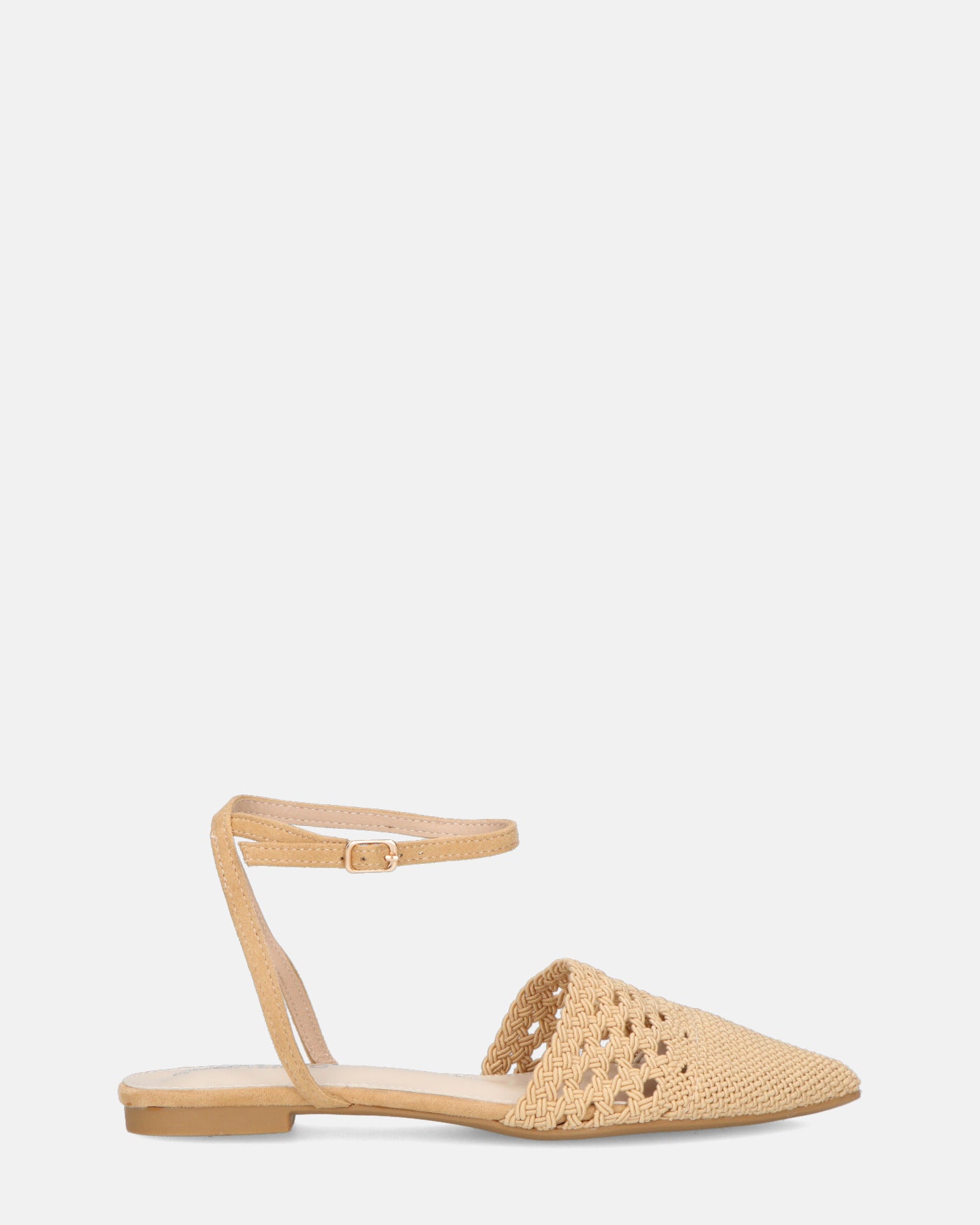 SWAMI - sandali bassi beige con decorazione