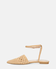 SWAMI - sandali bassi beige con decorazione