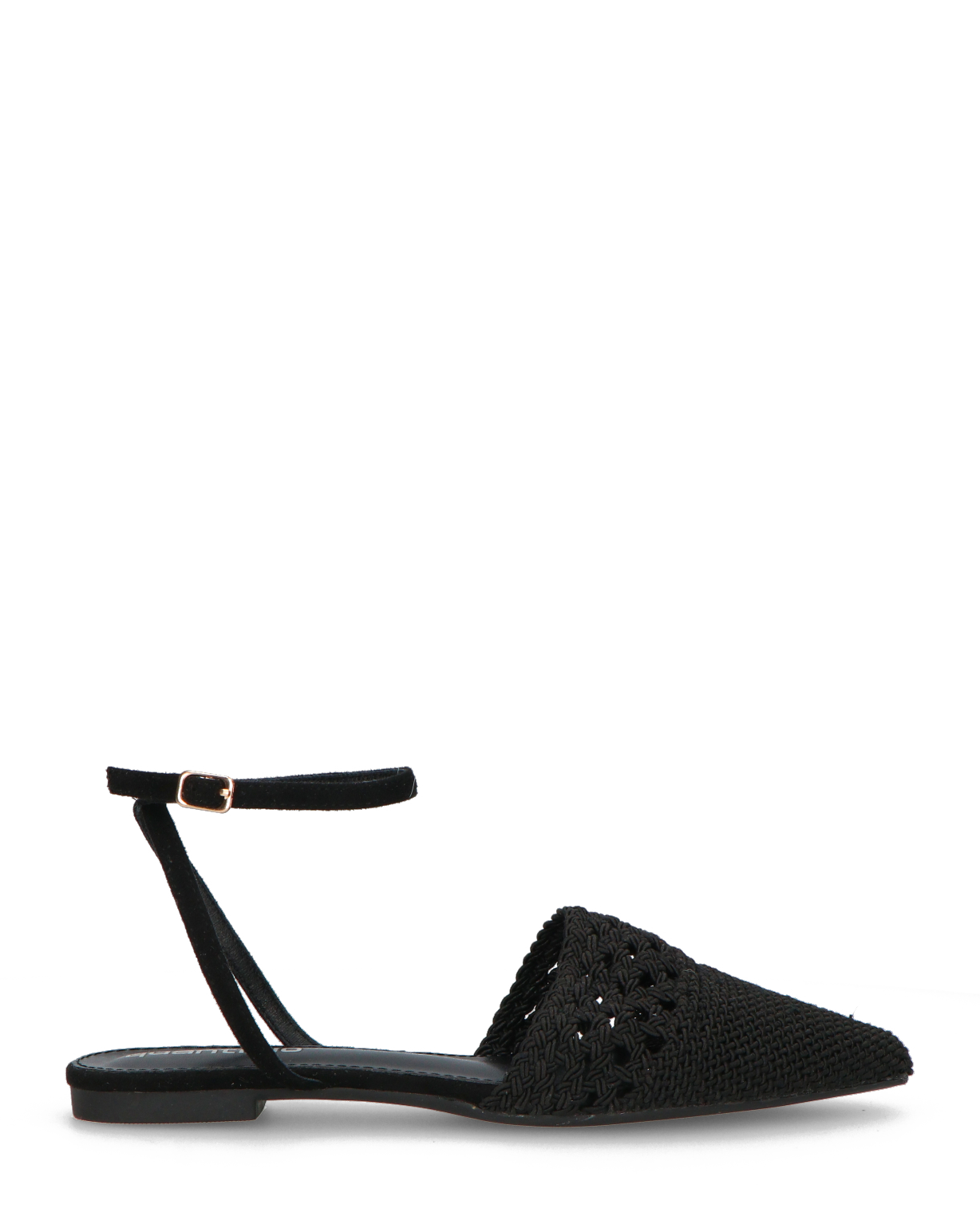 SWAMI - sandali bassi neri con decorazione