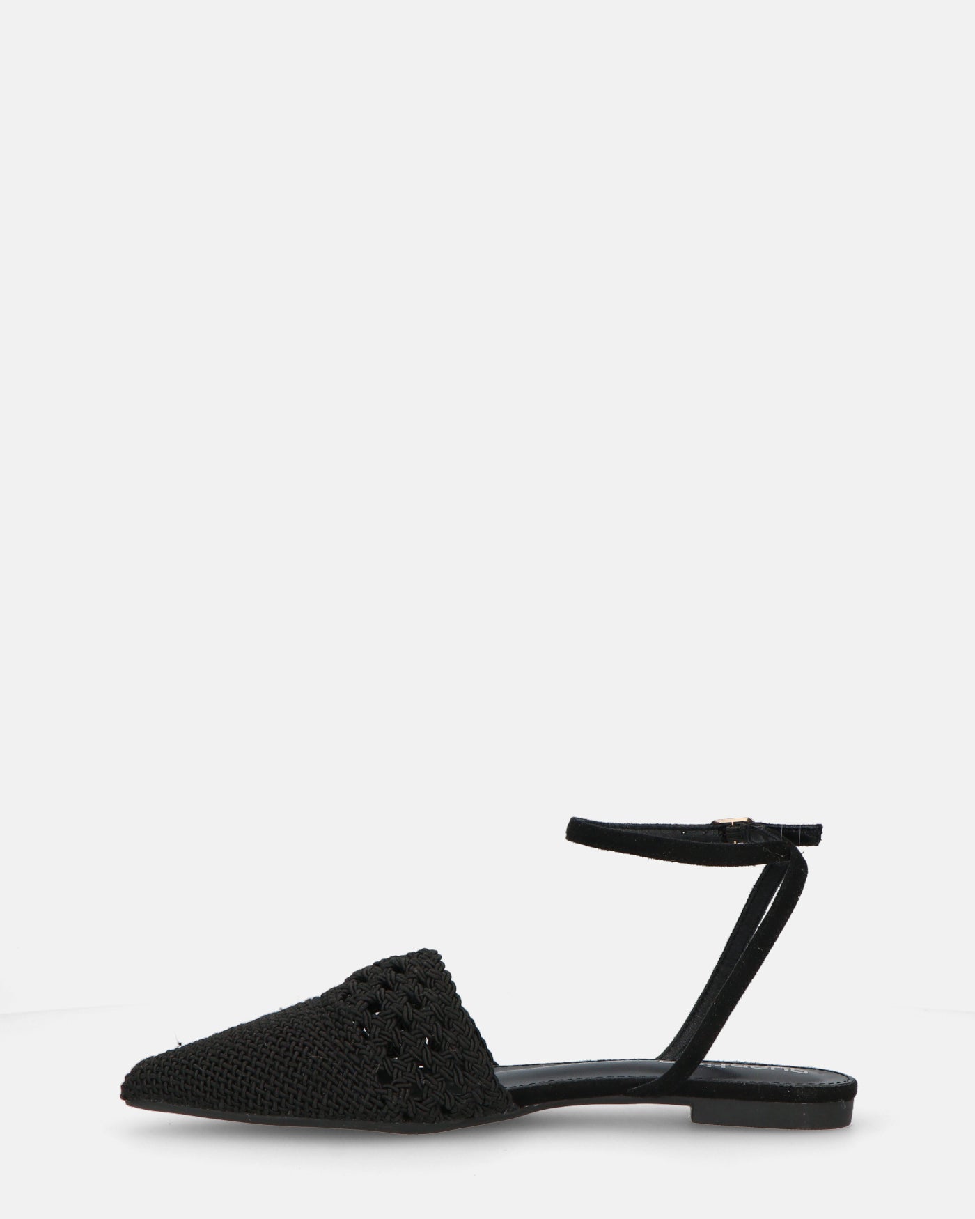 SWAMI - sandali bassi neri con decorazione