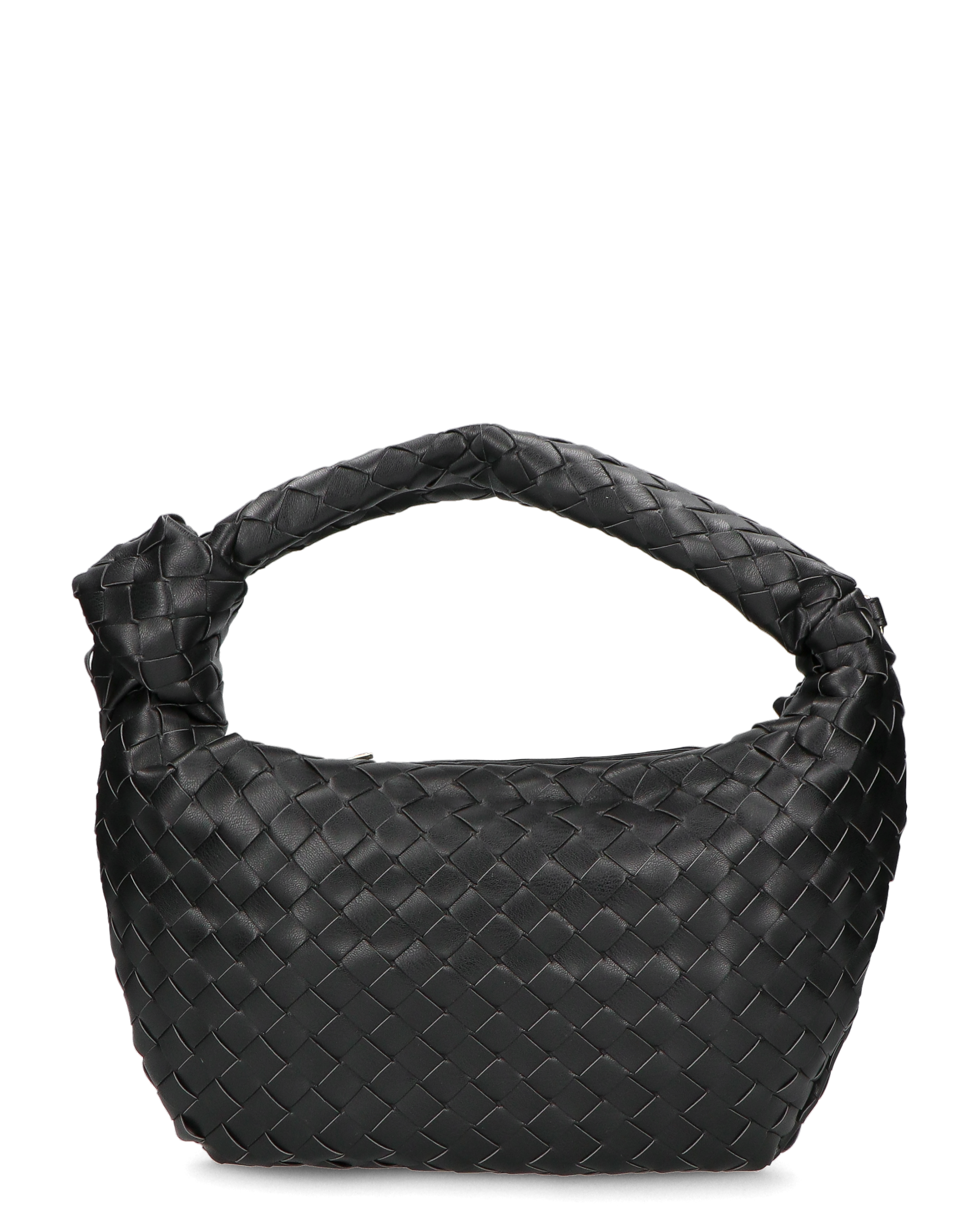 TAYLOR - borsa a spalla nera intrecciata