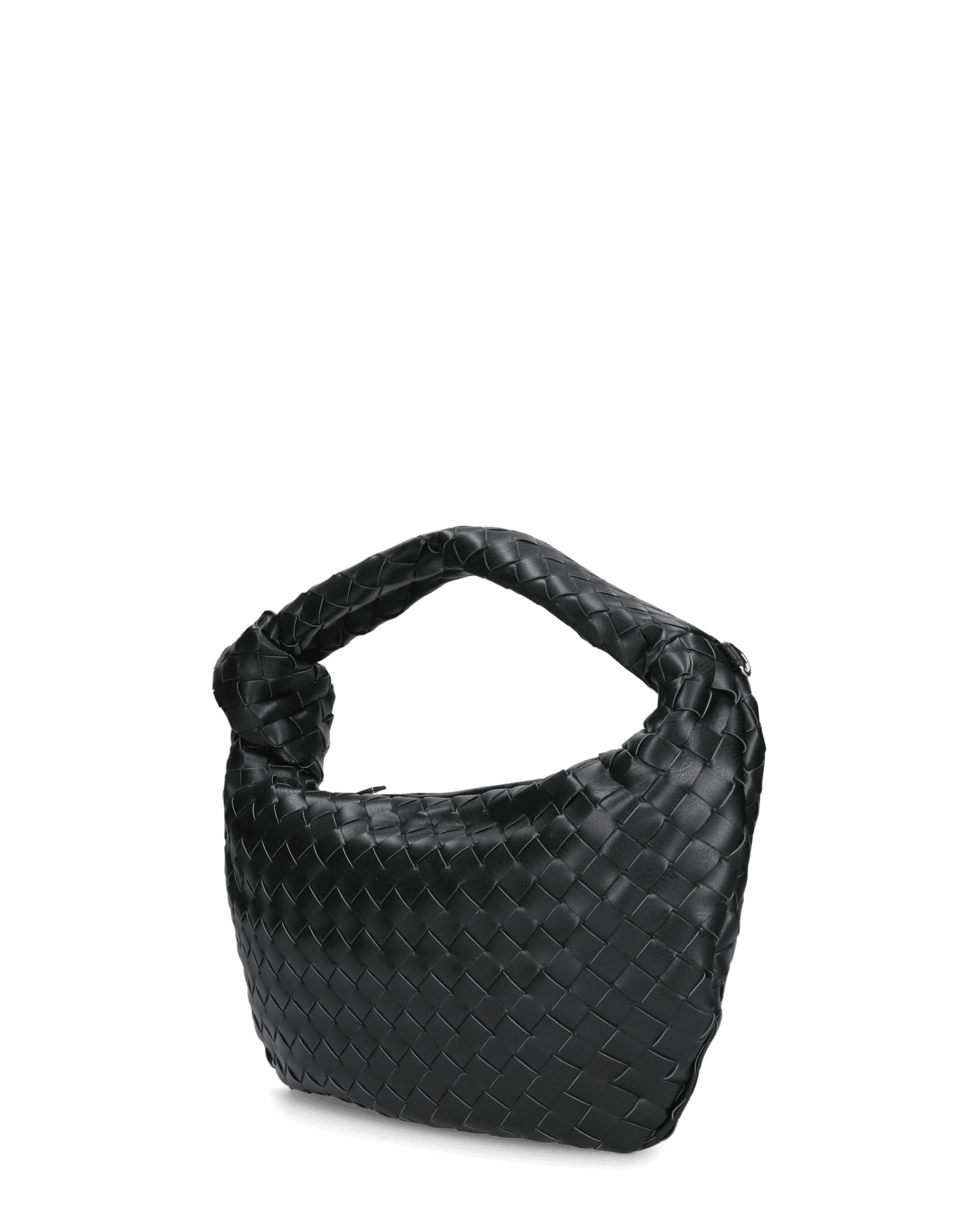 TAYLOR - borsa a spalla nera intrecciata