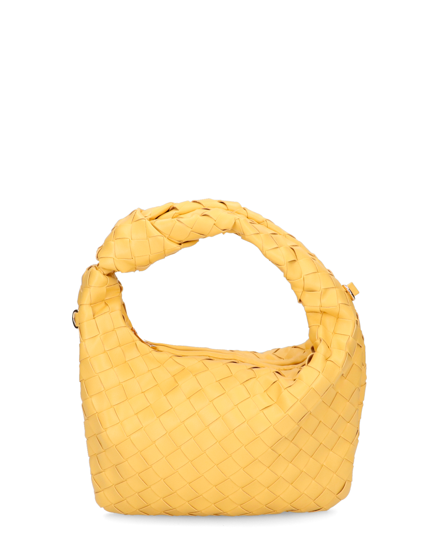 TAYLOR - borsa a spalla gialla intrecciata