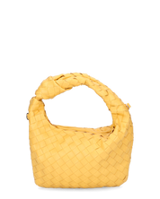 TAYLOR - borsa a spalla gialla intrecciata