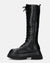 RENATHA - stivali alti stringati neri