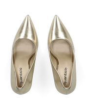TOSCA - décolleté in glassy dorato