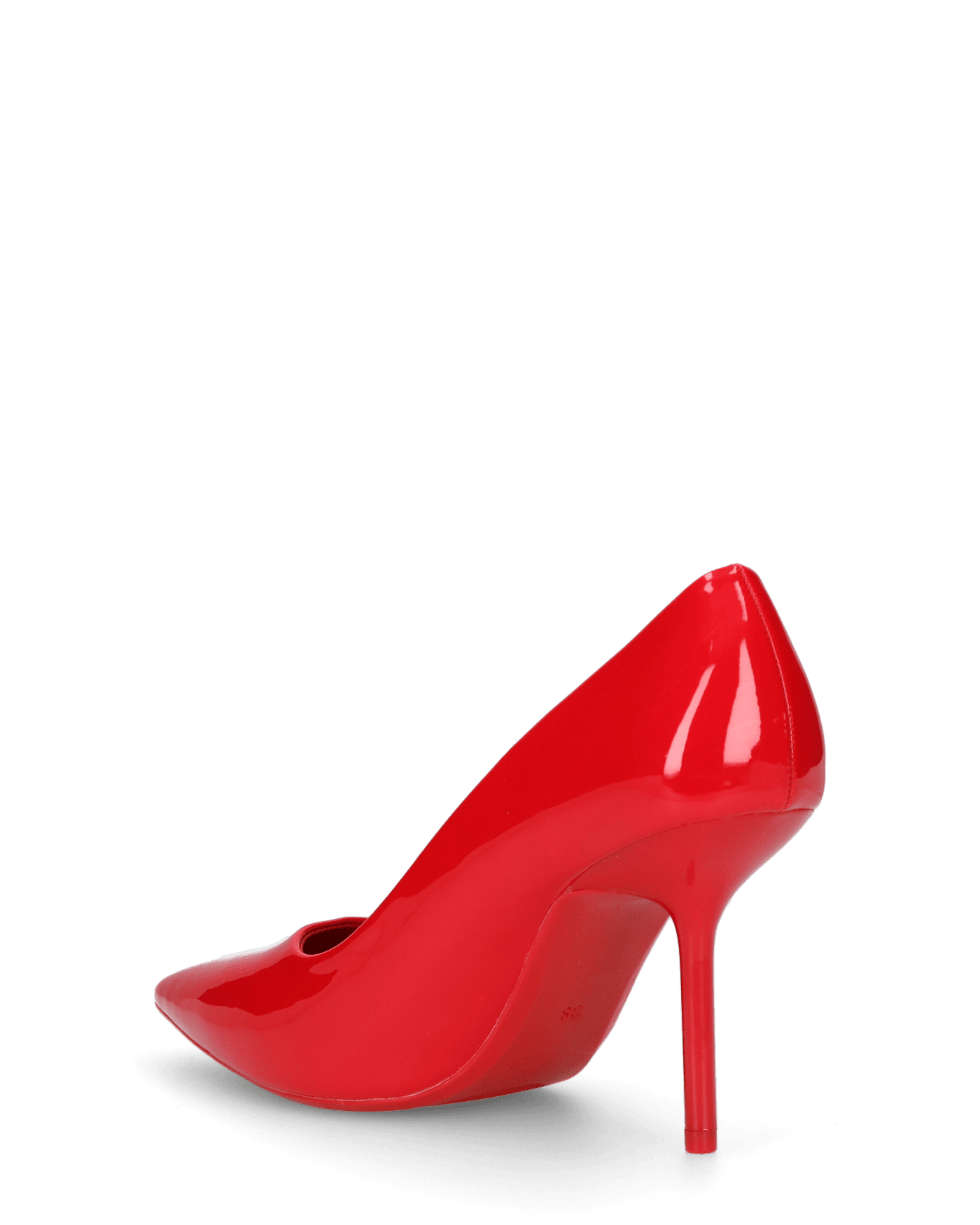 TOSCA - décolleté in glassy rosso