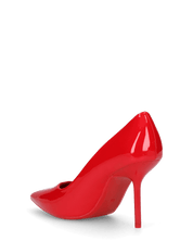 TOSCA - décolleté in glassy rosso