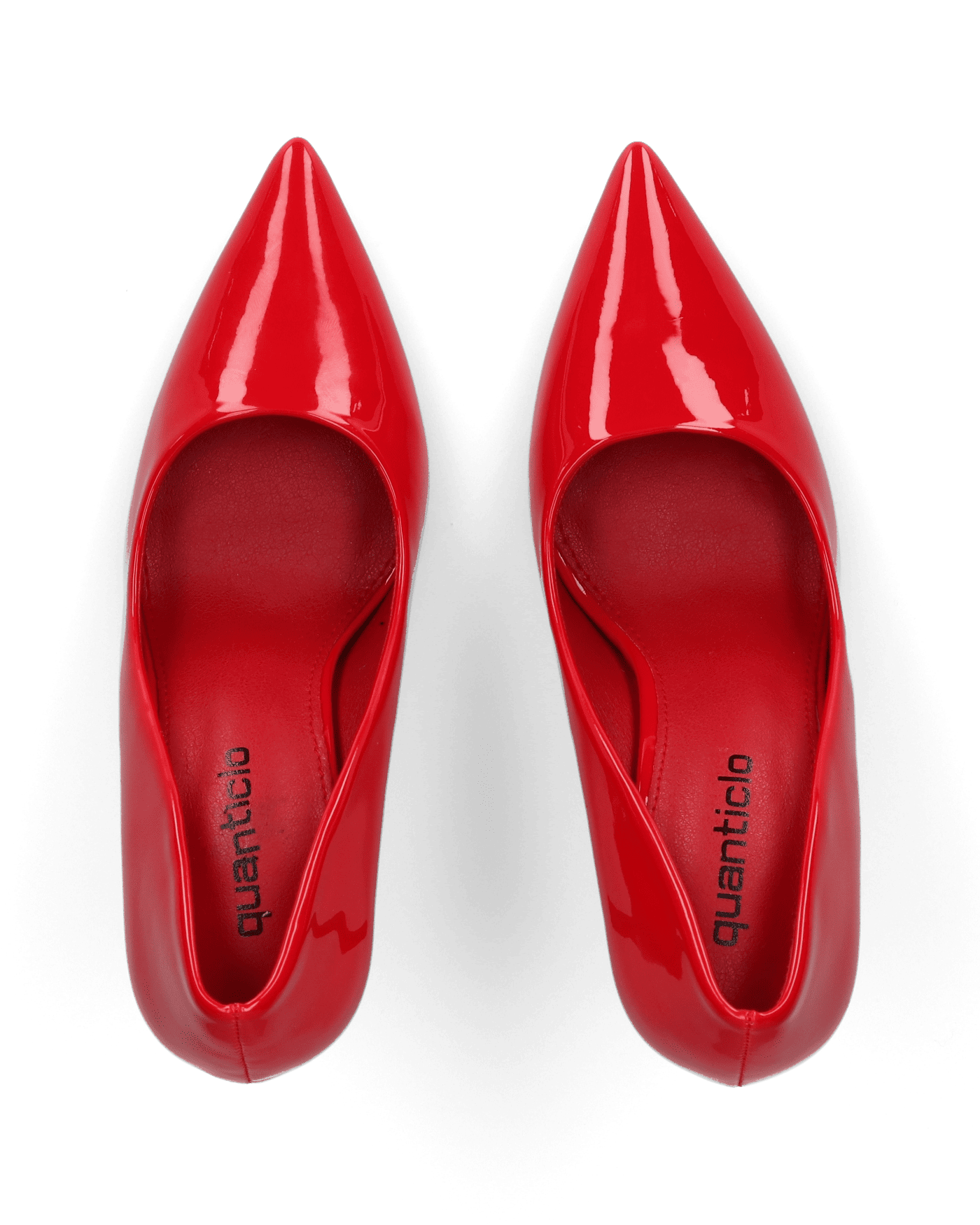 TOSCA - décolleté in glassy rosso