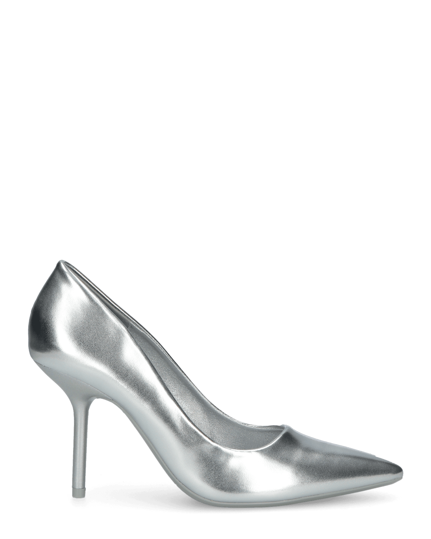 TOSCA - décolleté in glassy argento