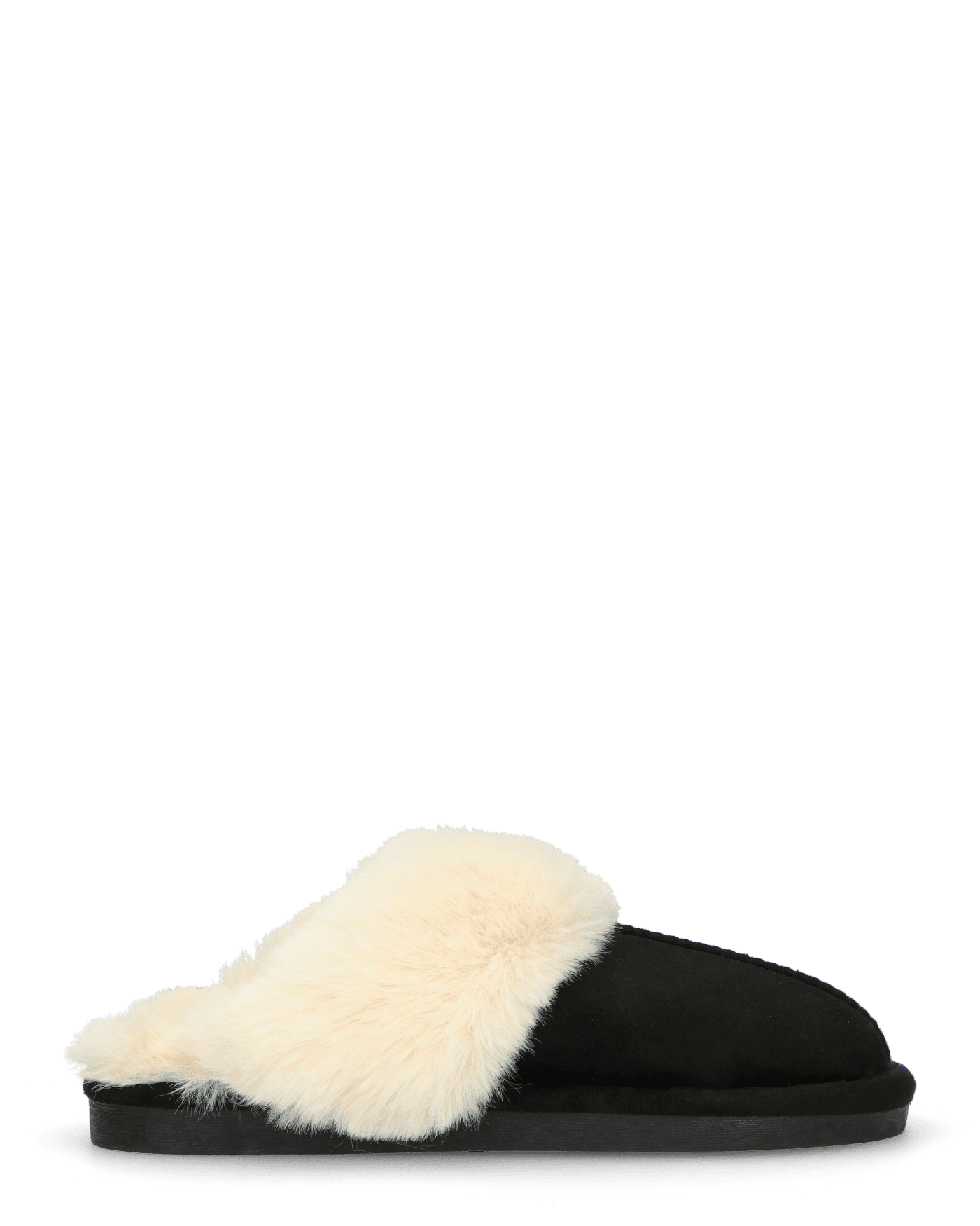 WOOLY - pantofole imbottite all interno nere