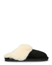 WOOLY - pantofole imbottite all interno nere