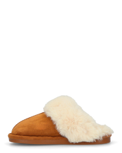 WOOLY - pantofole imbottite all interno marroni