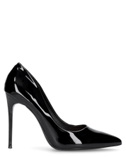 ZAIG - décolleté in glassy nero con tacco a spillo