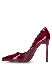 ZAIG - décolleté in glassy bordeaux con tacco a spillo