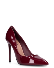 ZAIG - décolleté in glassy bordeaux con tacco a spillo