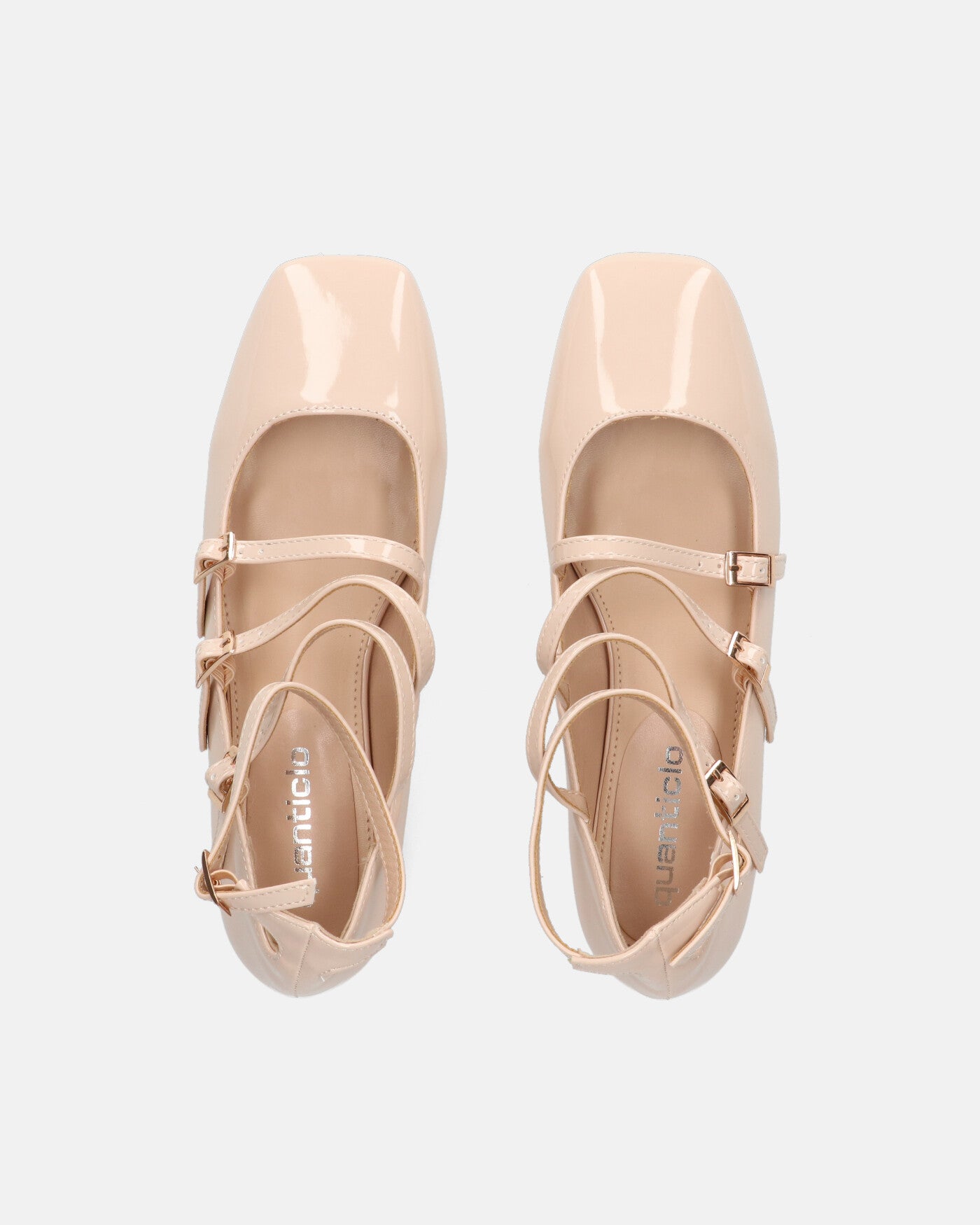 ZAWE - sandali in glassy beige con cinturini