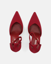 ZINA - decolette con tacco alto e cinturino bordeaux