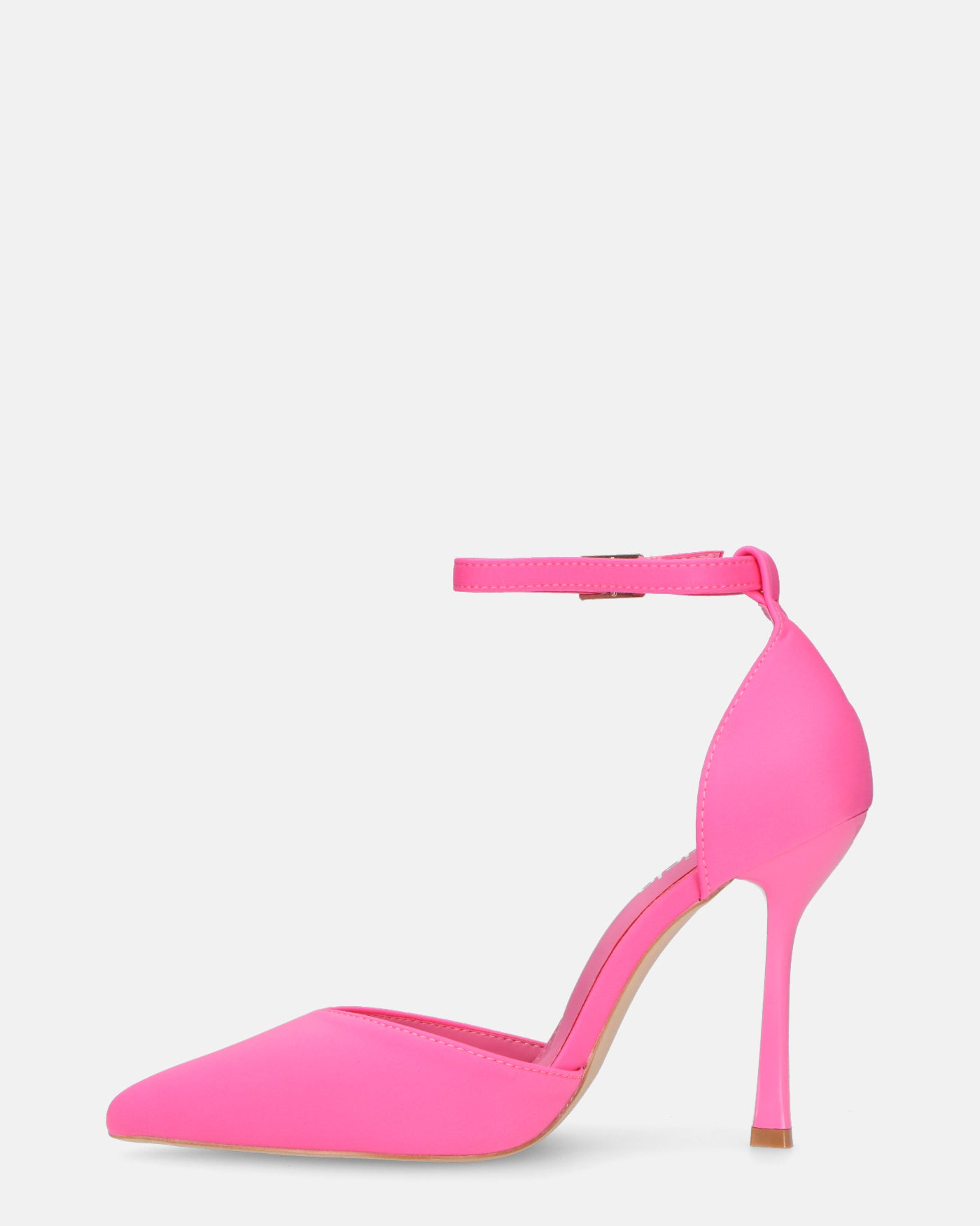 ZINA - decolette con tacco alto e cinturino fucsia