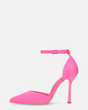 ZINA - decolette con tacco alto e cinturino fucsia