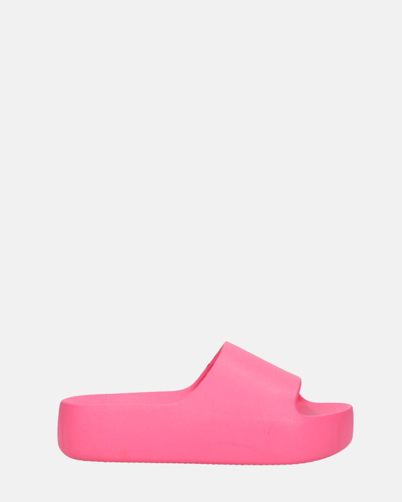 IMA - ciabattine platform fucsia